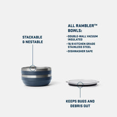 Rambler® 0.7 QT Insulated Low Bowl