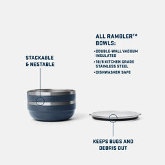Rambler® 1.6 QT Insulated Low Bowl