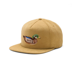 YETI® Duck Corduroy Flat Brim Rope Hat