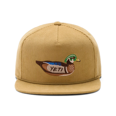 YETI® Duck Corduroy Flat Brim Rope Hat