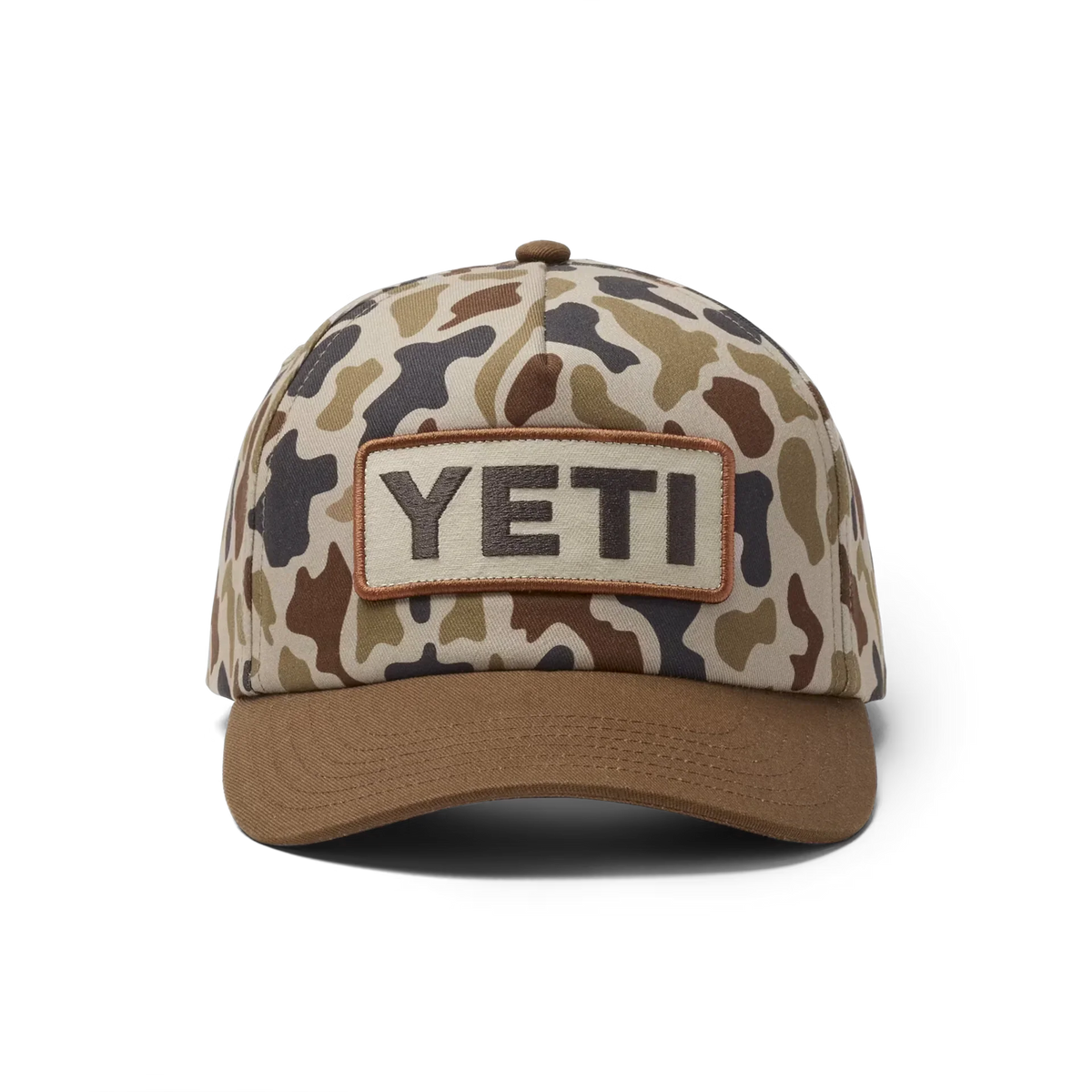 YETI® Wetlands Camo Logo Badge Mid Pro Flat Brim Hat