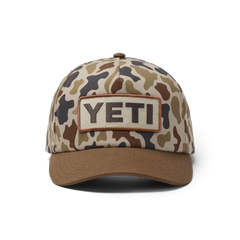 YETI® Wetlands Camo Logo Badge Mid Pro Flat Brim Hat