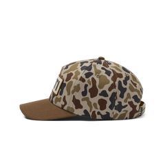 YETI® Wetlands Camo Logo Badge Mid Pro Flat Brim Hat