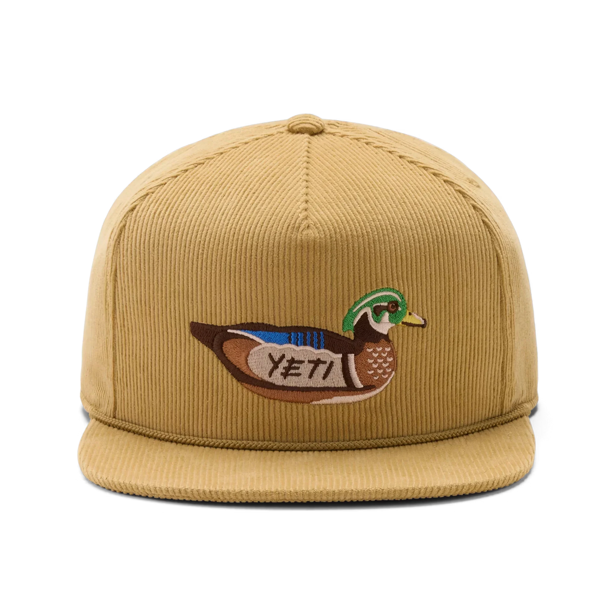 YETI® Duck Corduroy Flat Brim Rope Hat